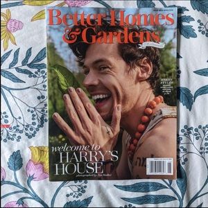 Harry Styles Better homes and gardens magazine